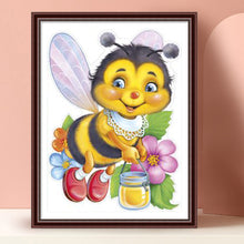 Load image into Gallery viewer, Bee 30*40CM(Canvas) Full Round Drill Diamond Painting
