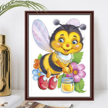 Load image into Gallery viewer, Bee 30*40CM(Canvas) Full Round Drill Diamond Painting
