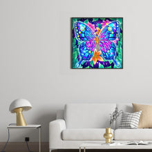 Load image into Gallery viewer, Butterfly 30*30CM(Canvas) Full Partial Special Shaped Drill Diamond Painting
