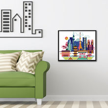 Load image into Gallery viewer, Joy Sunday - Cityscape - Tokyo - 26*20CM 14CT 2 Counted Cross Stitch
