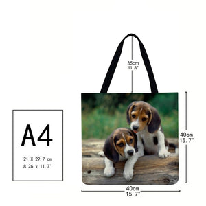Canvas Bag-Dog 40*40CM