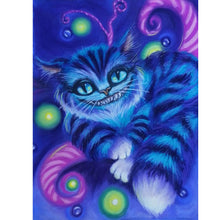 Load image into Gallery viewer, Cheshire Cat 30*40CM(Canvas) Full Round Drill Diamond Painting
