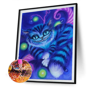 Cheshire Cat 30*40CM(Canvas) Full Round Drill Diamond Painting