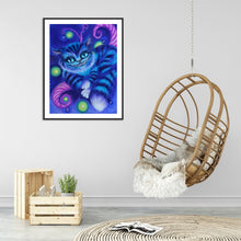 Load image into Gallery viewer, Cheshire Cat 30*40CM(Canvas) Full Round Drill Diamond Painting
