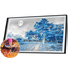 Load image into Gallery viewer, Blue Woods 80*40CM(Canvas) Full Round Drill Diamond Painting

