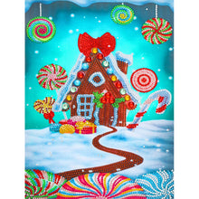 Load image into Gallery viewer, Candy House 30*40CM(Canvas) Partial Special Shaped Drill Diamond Painting
