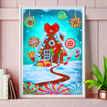 Load image into Gallery viewer, Candy House 30*40CM(Canvas) Partial Special Shaped Drill Diamond Painting

