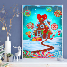 Load image into Gallery viewer, Candy House 30*40CM(Canvas) Partial Special Shaped Drill Diamond Painting
