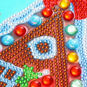 Candy House 30*40CM(Canvas) Partial Special Shaped Drill Diamond Painting