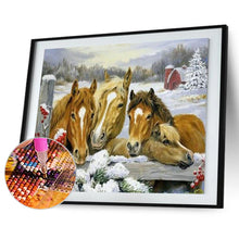 Load image into Gallery viewer, Horse 40*30CM(Canvas) Full Round Drill Diamond Painting
