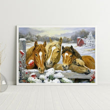 Load image into Gallery viewer, Horse 40*30CM(Canvas) Full Round Drill Diamond Painting
