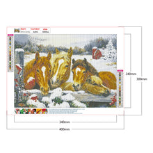 Load image into Gallery viewer, Horse 40*30CM(Canvas) Full Round Drill Diamond Painting
