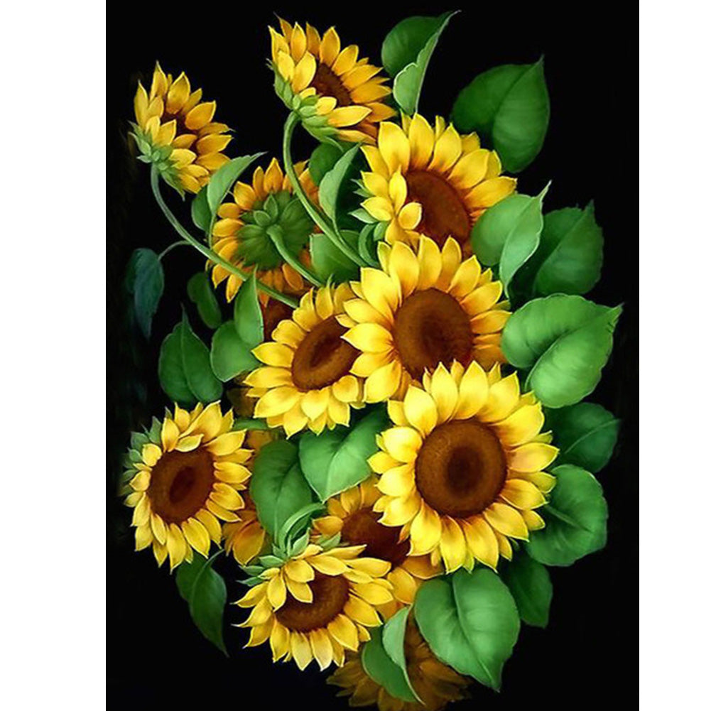 Flowers And Grass 30*40CM(Canvas) Full Round Drill Diamond Painting