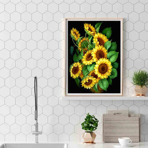 Flowers And Grass 30*40CM(Canvas) Full Round Drill Diamond Painting