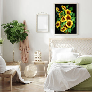 Flowers And Grass 30*40CM(Canvas) Full Round Drill Diamond Painting