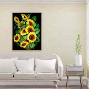 Flowers And Grass 30*40CM(Canvas) Full Round Drill Diamond Painting