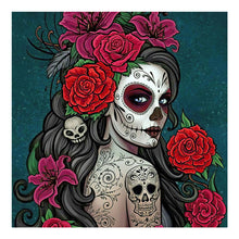 Load image into Gallery viewer, Skeleton Woman 40*40CM(Canvas) Full Round Drill Diamond Painting
