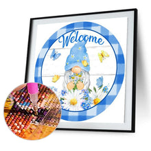 Load image into Gallery viewer, Chrysanthemum Gnome 30*30CM(Canvas) Full Round Drill Diamond Painting
