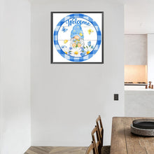 Load image into Gallery viewer, Chrysanthemum Gnome 30*30CM(Canvas) Full Round Drill Diamond Painting
