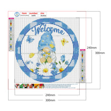 Load image into Gallery viewer, Chrysanthemum Gnome 30*30CM(Canvas) Full Round Drill Diamond Painting
