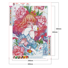 Load image into Gallery viewer, Cat Girl 30*40CM(Canvas) Full Round Drill Diamond Painting

