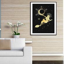 Load image into Gallery viewer, Moon Girl 30*40CM(Canvas) Full Round Drill Diamond Painting
