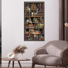 Load image into Gallery viewer, Cat On Bookshelf 40*80CM(Canvas) Full Round Drill Diamond Painting
