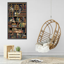 Load image into Gallery viewer, Cat On Bookshelf 40*80CM(Canvas) Full Round Drill Diamond Painting

