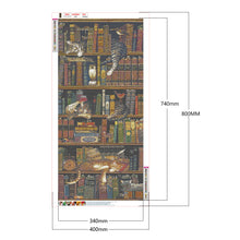 Load image into Gallery viewer, Cat On Bookshelf 40*80CM(Canvas) Full Round Drill Diamond Painting
