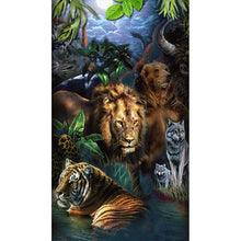 Load image into Gallery viewer, Zoo 40*70CM(Canvas) Full Round Drill Diamond Painting
