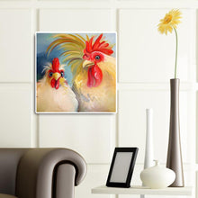 Load image into Gallery viewer, Rooster 30*30CM(Canvas) Full Round Drill Diamond Painting
