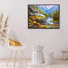 Load image into Gallery viewer, Train 60*50CM(Canvas) Full Round Drill Diamond Painting
