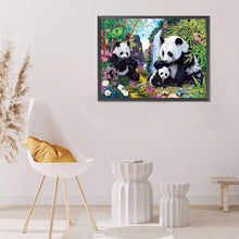 Load image into Gallery viewer, Giant Panda 60*50CM(Canvas) Full Round Drill Diamond Painting
