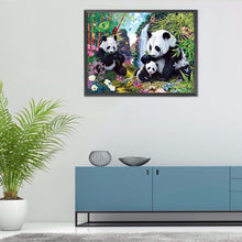 Load image into Gallery viewer, Giant Panda 60*50CM(Canvas) Full Round Drill Diamond Painting
