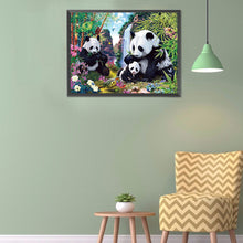 Load image into Gallery viewer, Giant Panda 60*50CM(Canvas) Full Round Drill Diamond Painting
