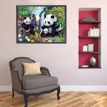 Load image into Gallery viewer, Giant Panda 60*50CM(Canvas) Full Round Drill Diamond Painting
