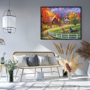 Manor 50*40CM(Canvas) Full Round Drill Diamond Painting
