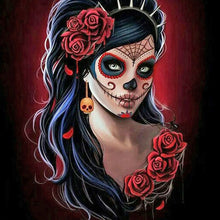 Load image into Gallery viewer, Skeleton Woman 40*40CM(Canvas) Full Round Drill Diamond Painting
