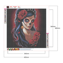 Load image into Gallery viewer, Skeleton Woman 40*40CM(Canvas) Full Round Drill Diamond Painting
