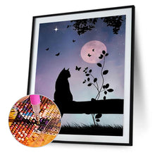 Load image into Gallery viewer, Cat 30*40CM(Canvas) Full Round Drill Diamond Painting
