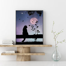 Load image into Gallery viewer, Cat 30*40CM(Canvas) Full Round Drill Diamond Painting
