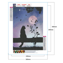 Load image into Gallery viewer, Cat 30*40CM(Canvas) Full Round Drill Diamond Painting
