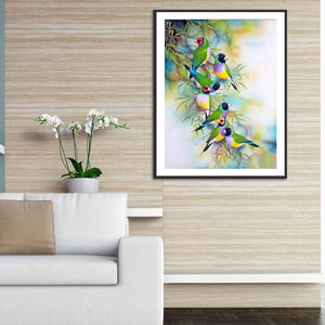 Bird 40*50CM(Canvas) Full Round Drill Diamond Painting