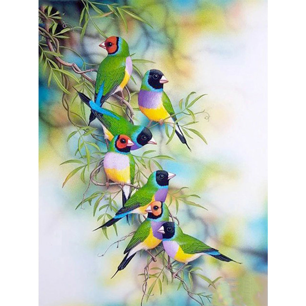 Bird 40*50CM(Canvas) Full Round Drill Diamond Painting