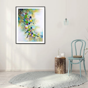 Bird 40*50CM(Canvas) Full Round Drill Diamond Painting