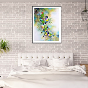 Bird 40*50CM(Canvas) Full Round Drill Diamond Painting