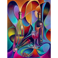 Load image into Gallery viewer, Red Wine Bottle 40*50CM(Picture) Full Square Drill Diamond Painting
