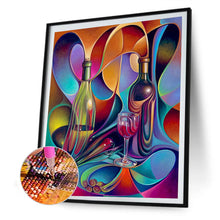 Load image into Gallery viewer, Red Wine Bottle 40*50CM(Picture) Full Square Drill Diamond Painting
