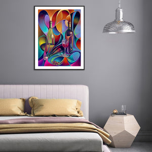 Red Wine Bottle 40*50CM(Picture) Full Square Drill Diamond Painting