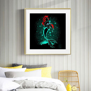Mermaid 40*40CM(Canvas) Full Round Drill Diamond Painting